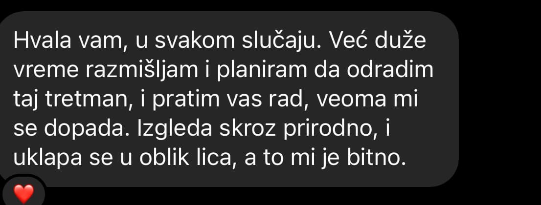 Poruka o prirodnom izgledu obrva, boji i obliku koji pristaju licu.